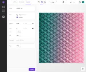 Export your new patterns to use in your projects!